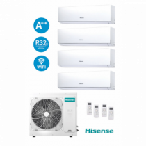 Climatizzatore Hisense Quadri Split Inverter NEW COMFORT 9+9+9+9 co...