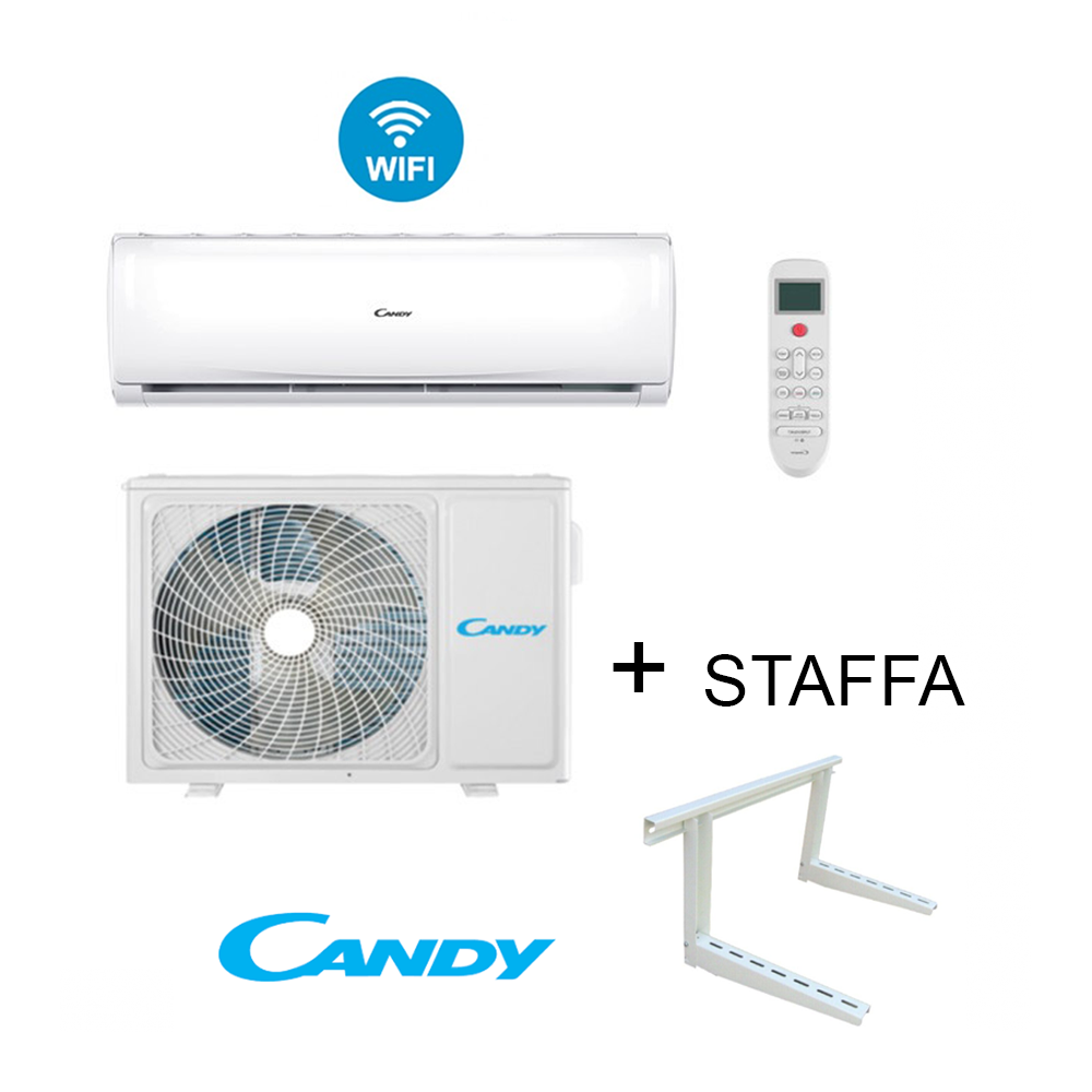 Candy Climatizzatore Brezza 18000 BTU + Staffa Split System Bianco ... Candy Climatizzatore Brezza 18000 BTU + Staffa Split System Bianco ...