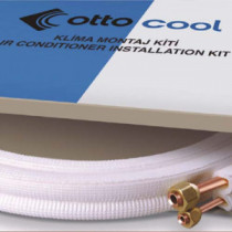 KIT TUBI RAME 5 MT Cartellati montaggio climatizzatore 9000/12000 1...