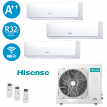 Climatizzatore Hisense Trial Inverter 12+12+12 8.1kW Serie Hi Comfo...